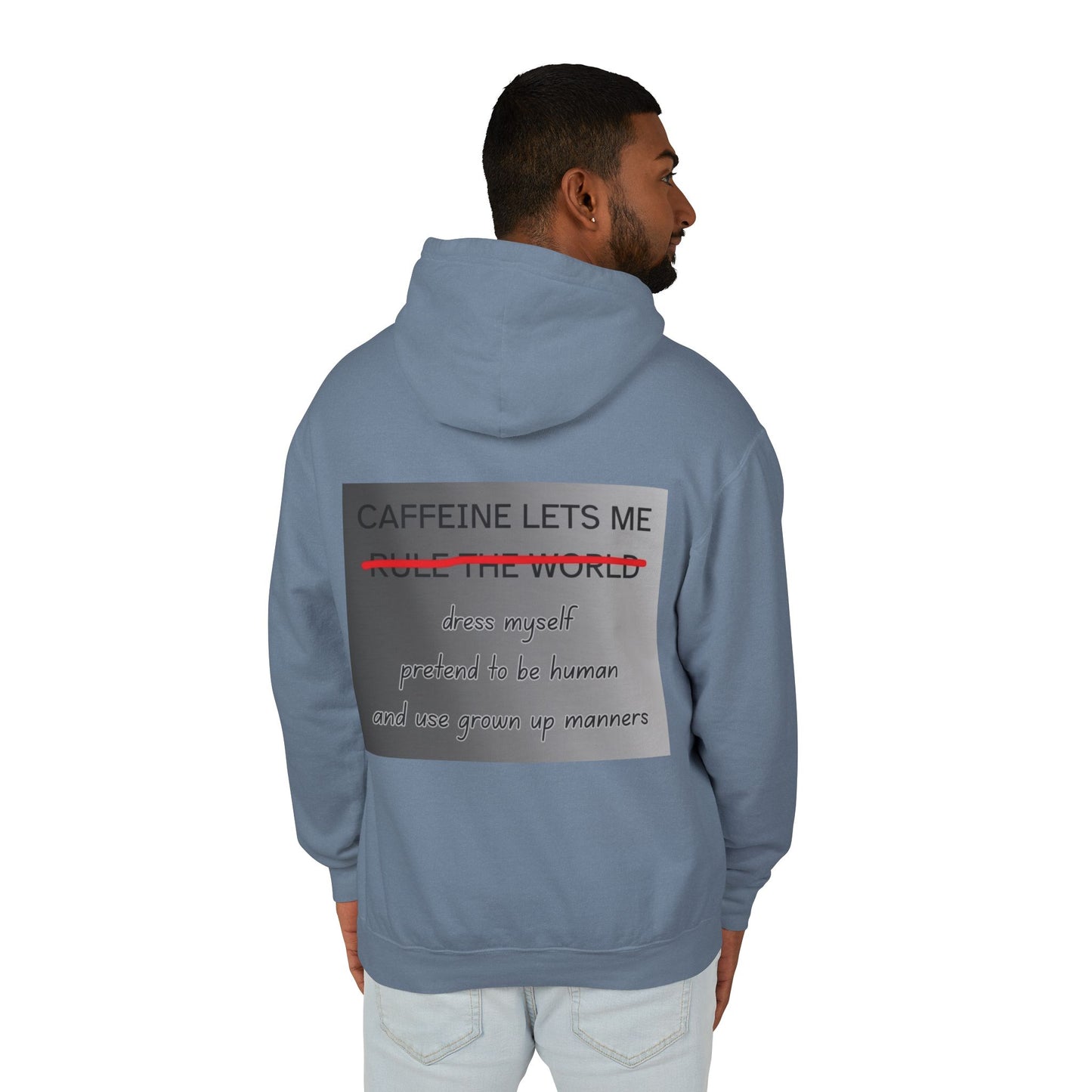 Caffiene Lets Me Unisex Lightweight Hoodie