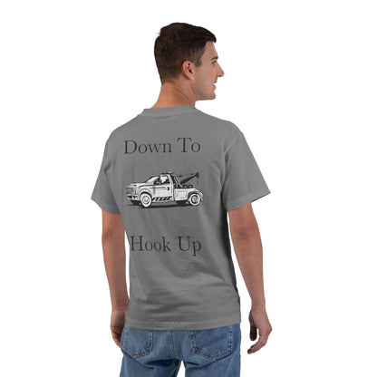 Down To Hook Up Men's Short-Sleeve Crewneck Tee