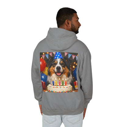 Birthday Buddy Aussie Unisex Lightweight Hoodie