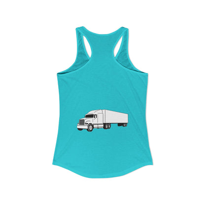 Semi Truck Women's Racerback Tank