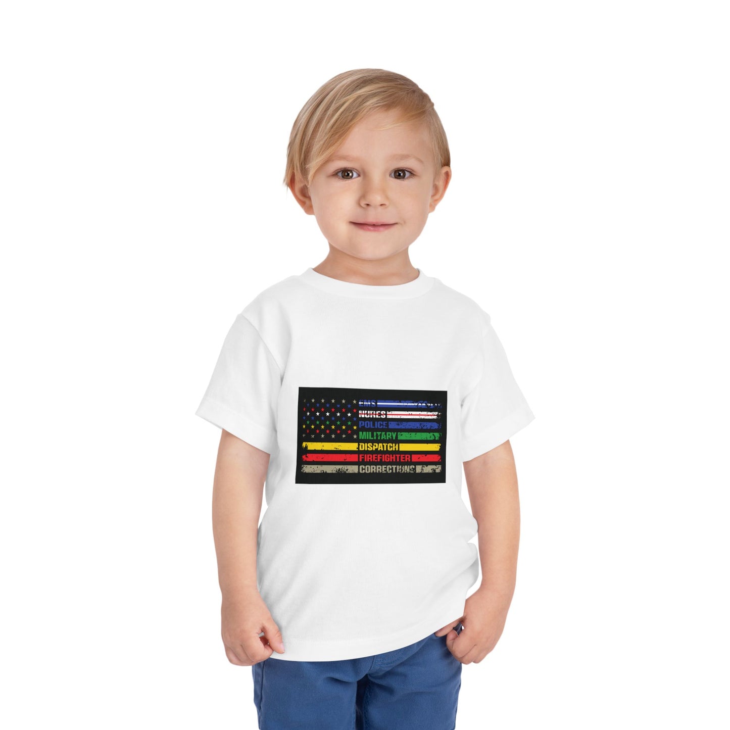 First Responder Toddler Unisex Short Sleeve Crewneck Tee