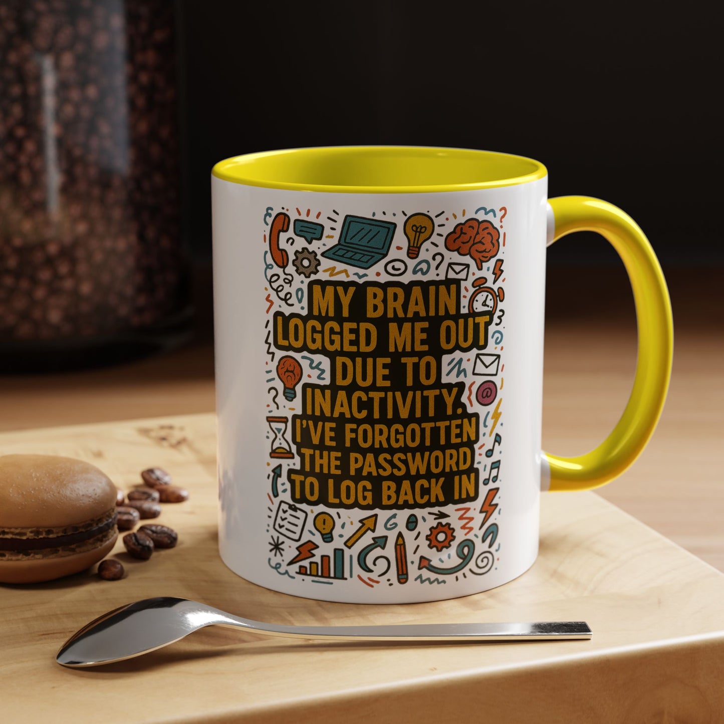 Logged Out 2-Tone Coffee Mug