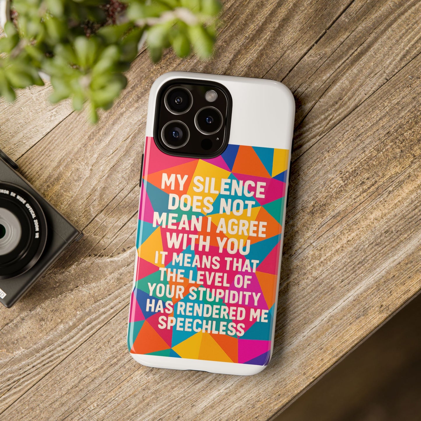Speechless iPhone Case