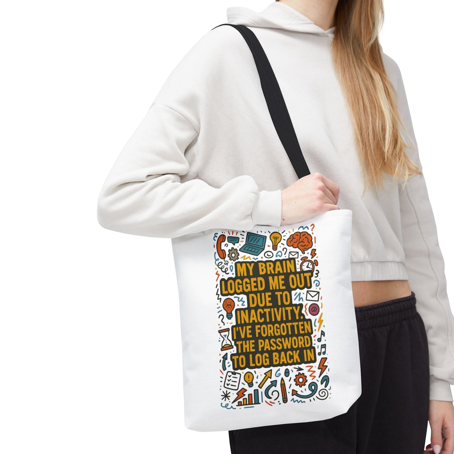 Logged Out Tote Bag