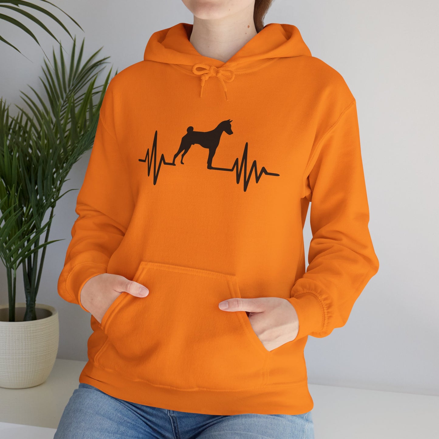 My Heart Beats For Basenjis Unisex Hoodie