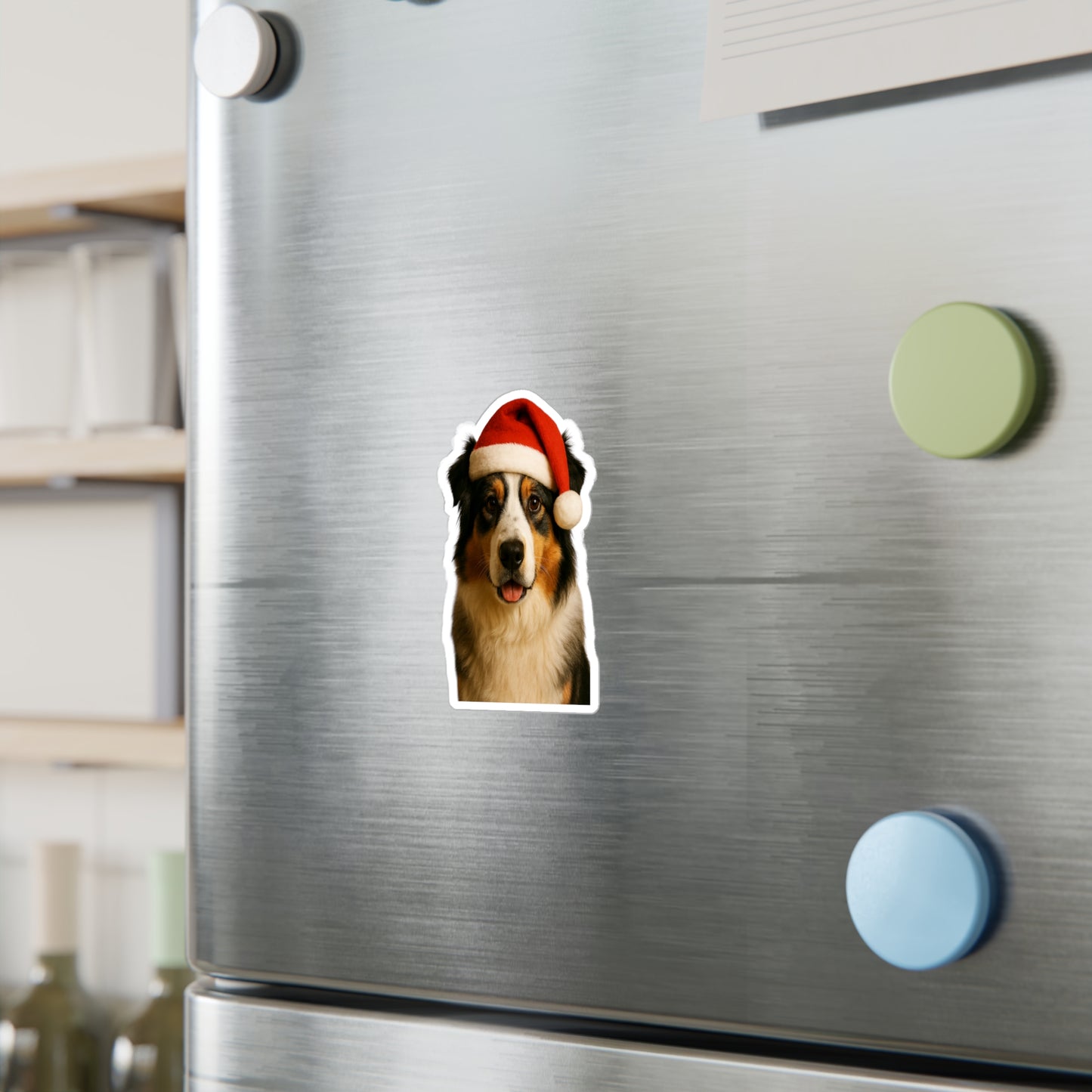 Santa Paws Aussie Vinyl Decal