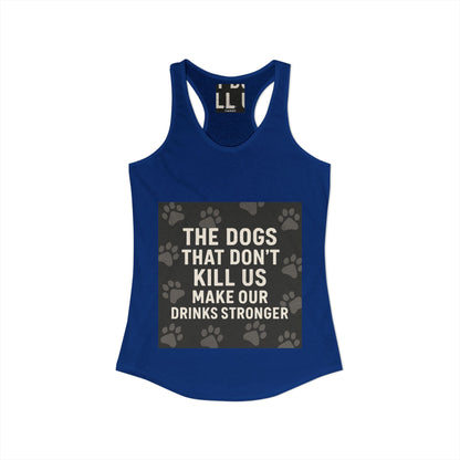 Drinks Stronger Women's Racerback Tank