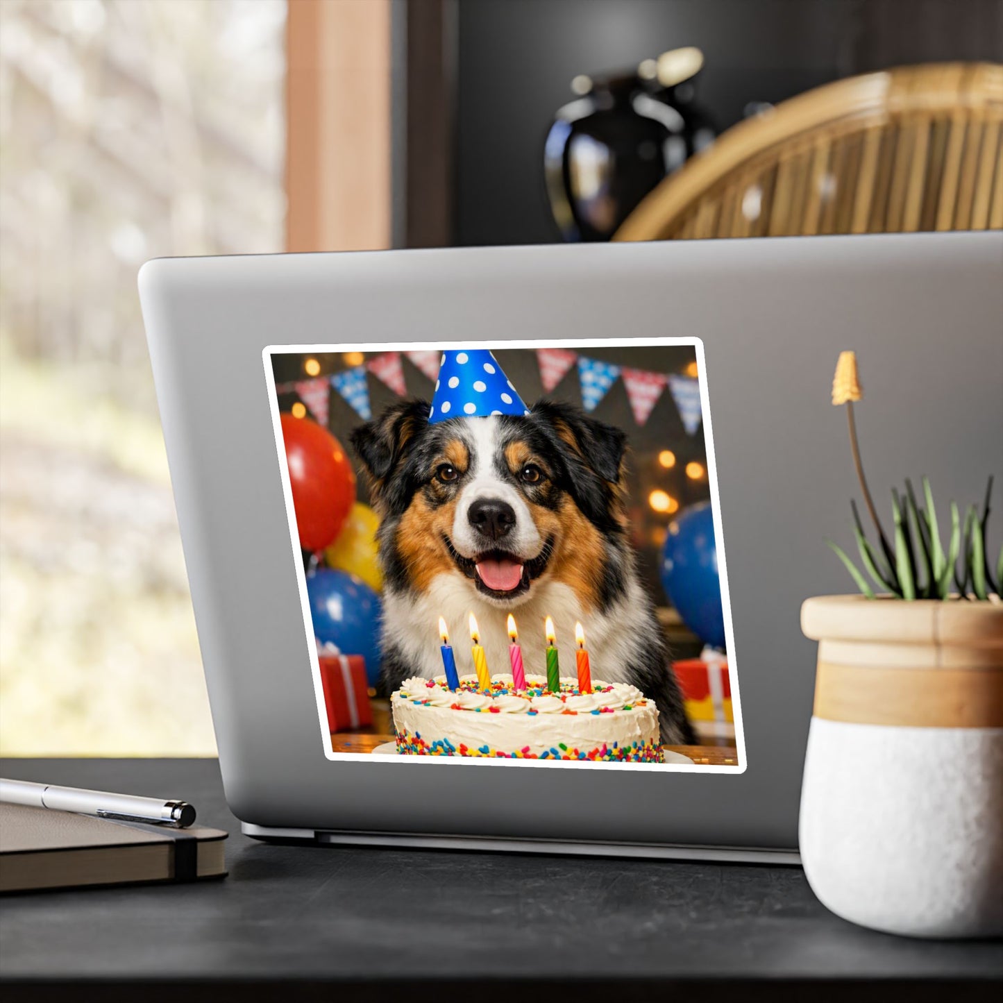 Birthday Buddy Aussie Vinyl Decal