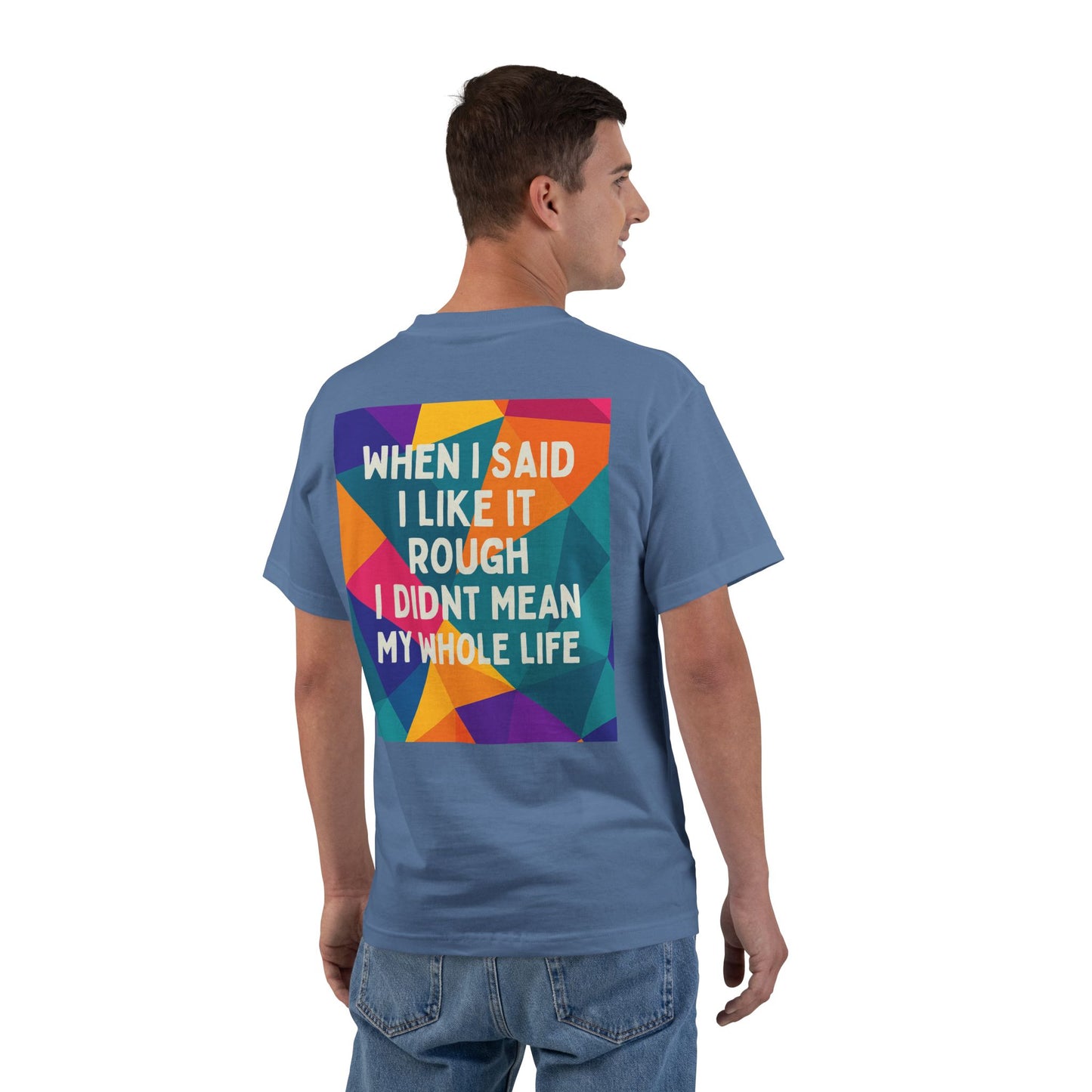 Like It Rough Men's Short-Sleeve Crewneck Tee