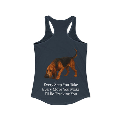 Tracking You Women's Racerback Tank