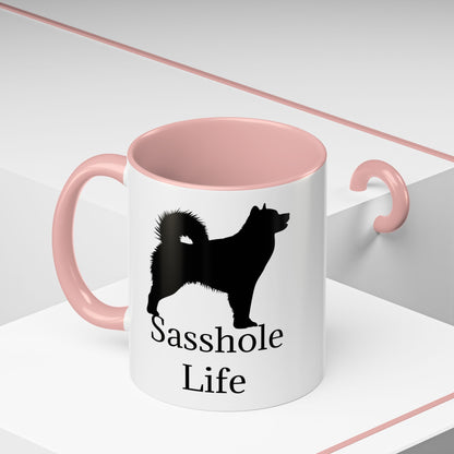 Sasshole Life 2-Tone Coffee Mug