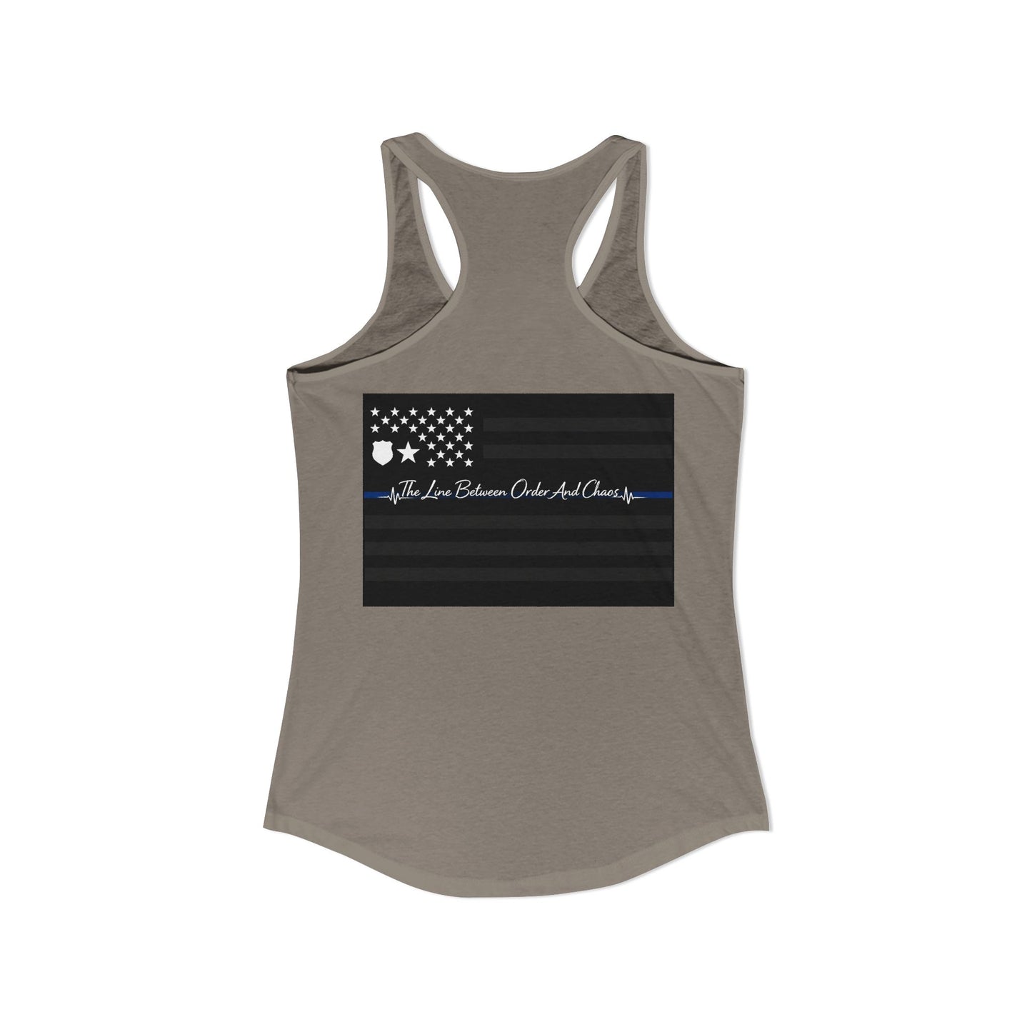 Thin Blue Line Women's Racerback Tank