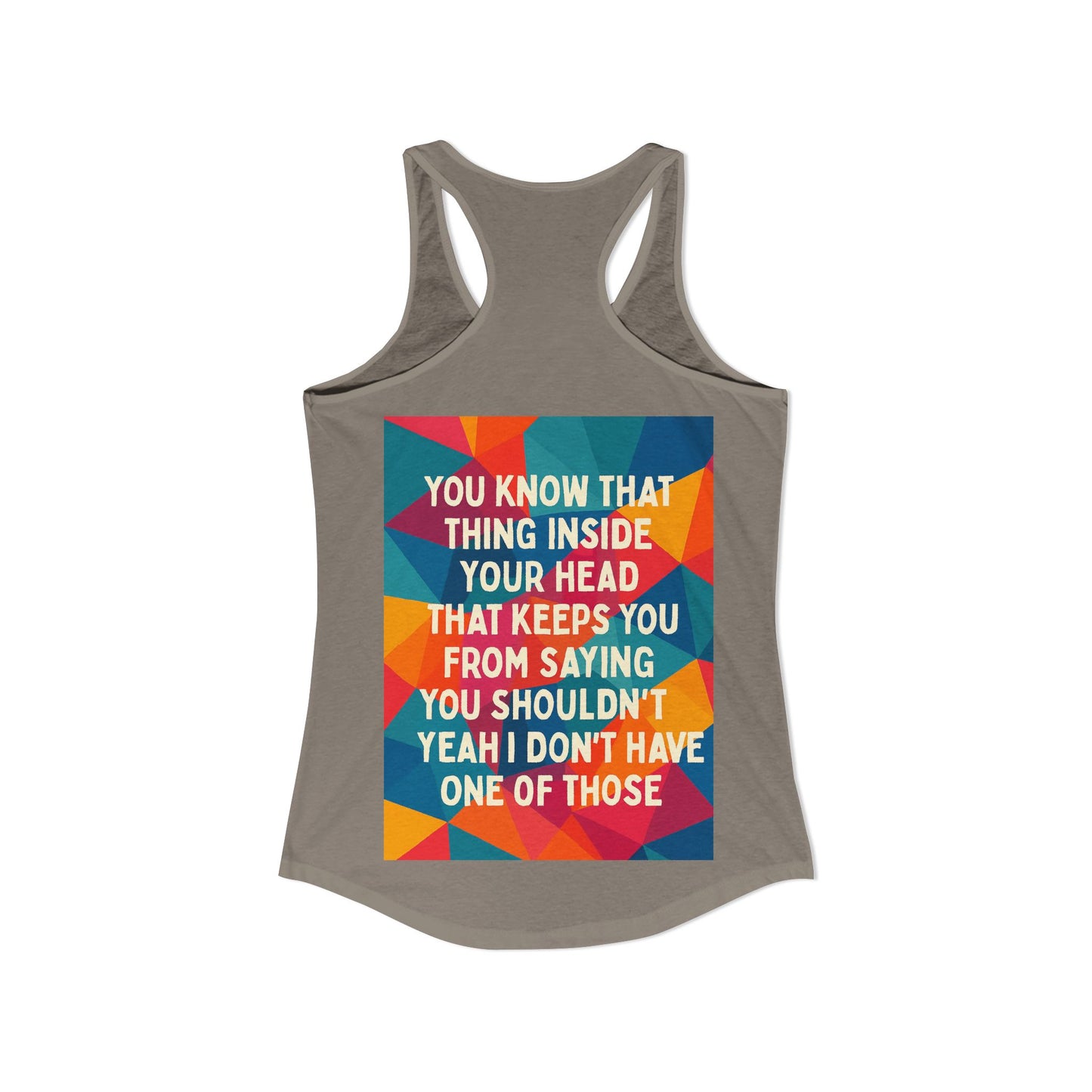 No Filter Women's Racerback Tank