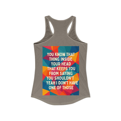 No Filter Women's Racerback Tank