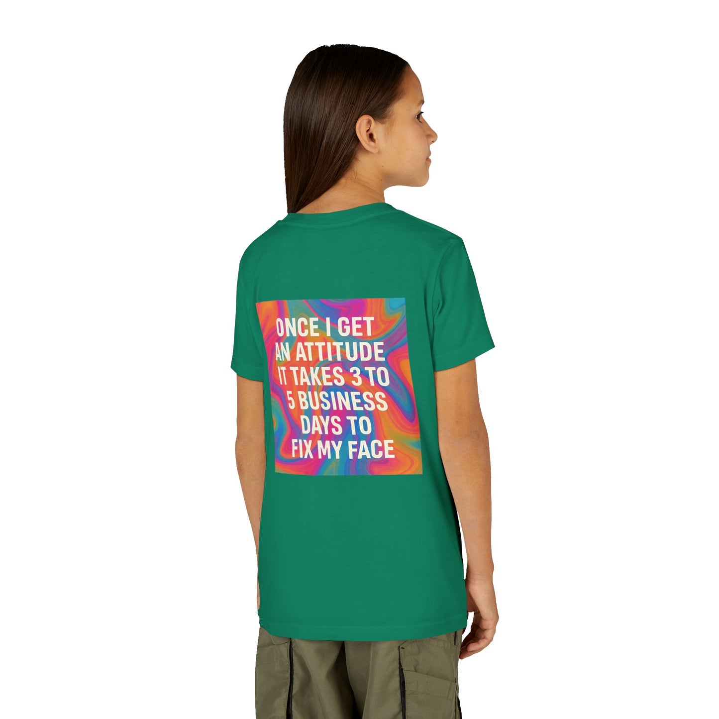 Fix My Face Youth Unisex Short Sleeve Crewneck Tee