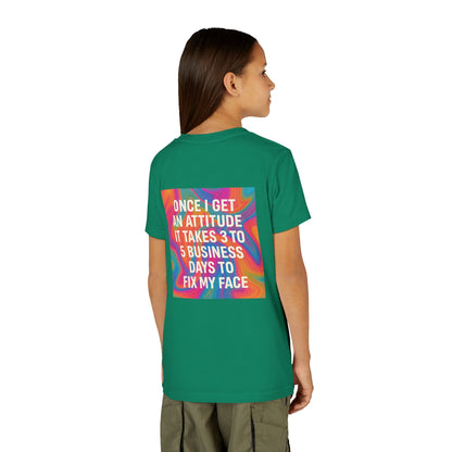 Fix My Face Youth Unisex Short Sleeve Crewneck Tee