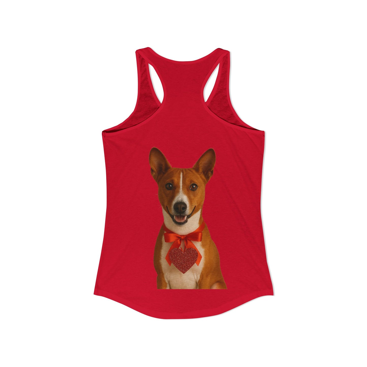 Cupid's Companion Basenji Women's Racerback Tank