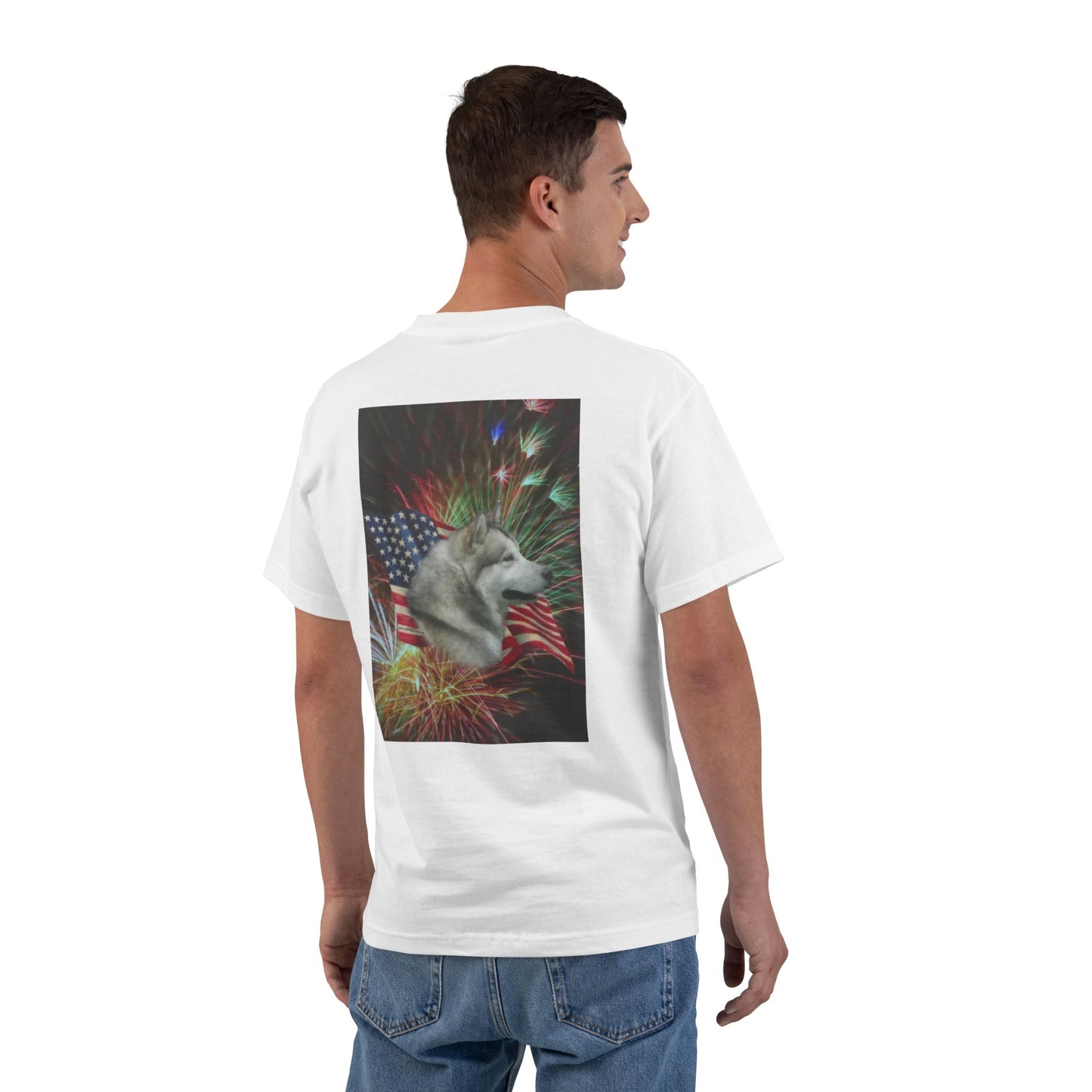 American Malamute Men's Short-Sleeve Crewneck Tee