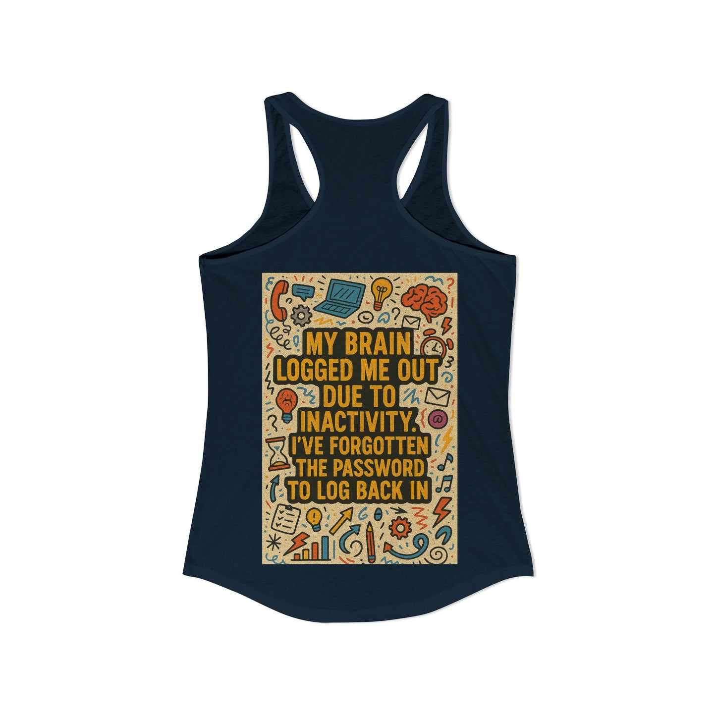 Logged Out Women's Racerback Tank
