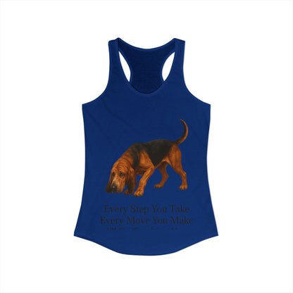 Tracking You Women's Racerback Tank