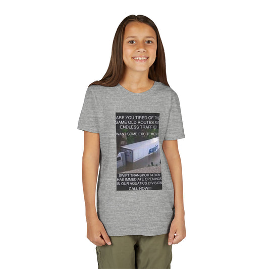 Swift Aquatics Youth Unisex Short Sleeve Crewneck Tee