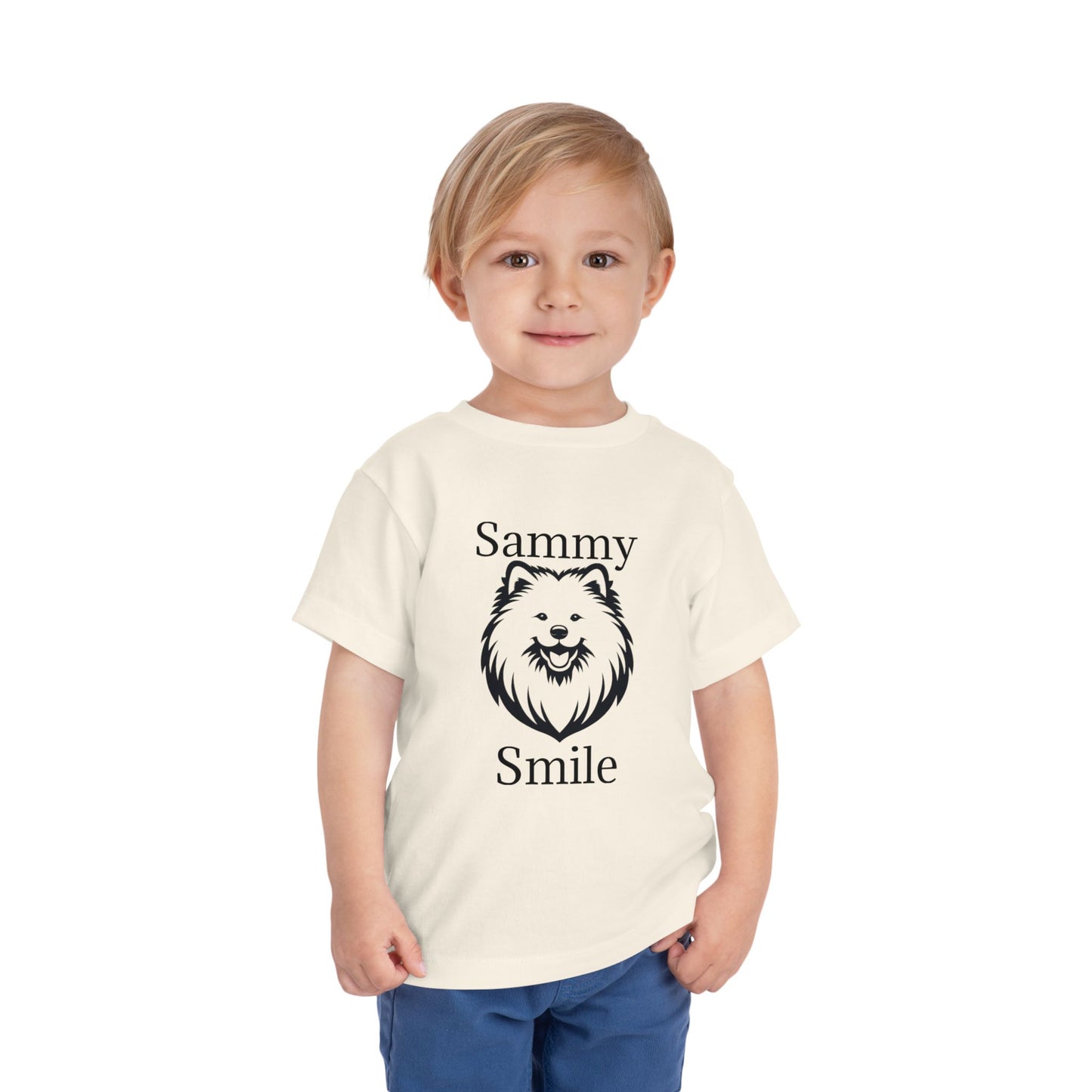 Sammy Smile Toddler Unisex Short Sleeve Crewneck Tee