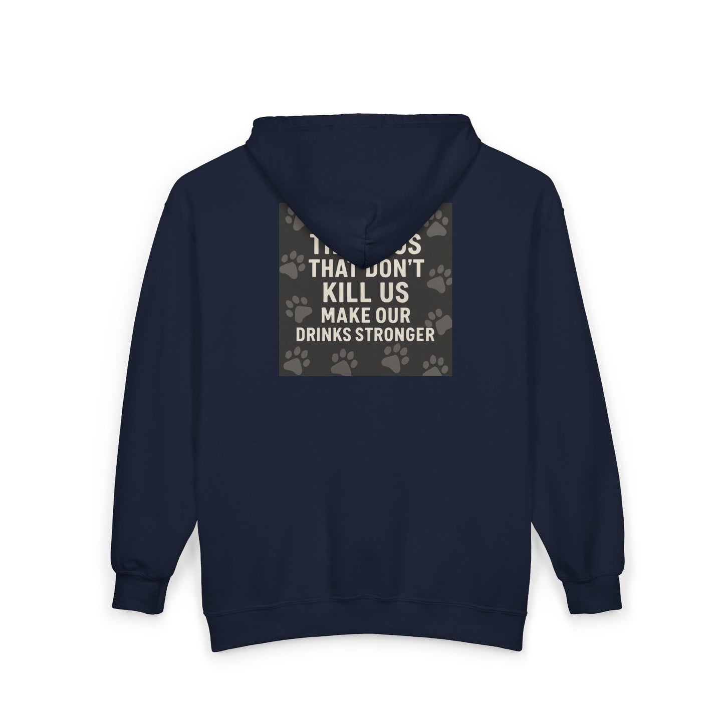 Drinks Stronger Unisex Full Zip Hoodie
