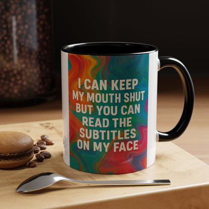 Subtitles 2-Tone Coffee Mug