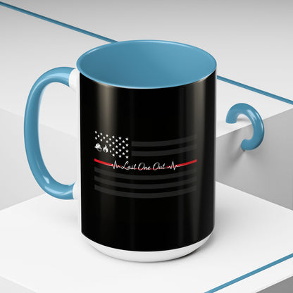 Thin Red Line 2-Tone Coffee Mug