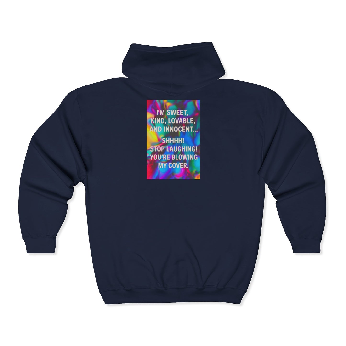Blowing My Cover Unisex Full Zip Hoodie