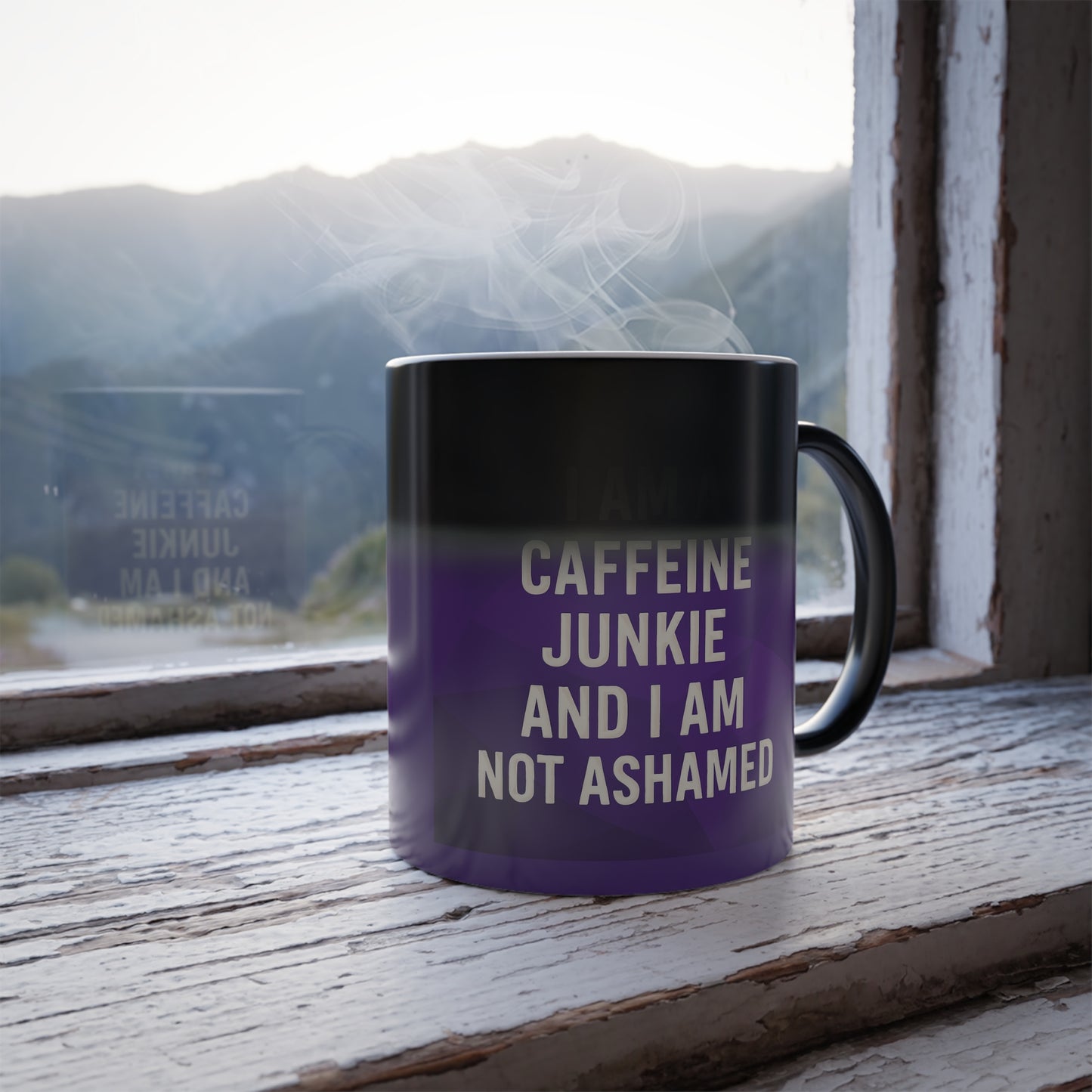 Caffeine Junkie Color Changing Mug