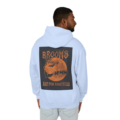 Brooms Are For Amateurs Unisex Lightweight Hoodie