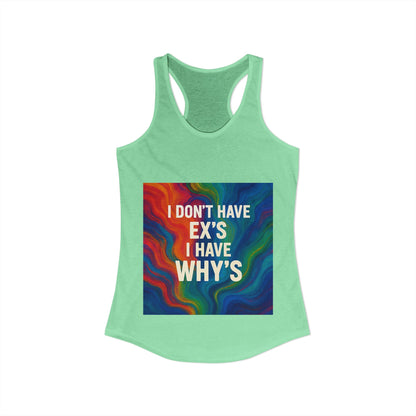 X's And Y's Women's Racerback Tank