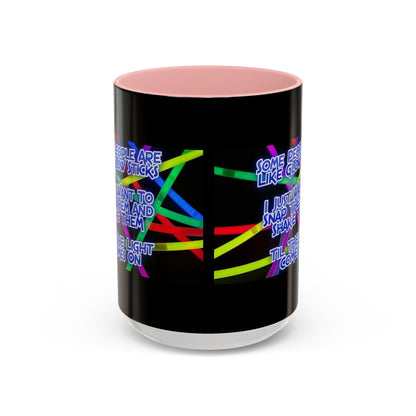 Glow Sticks 2-Tone Coffee Mug