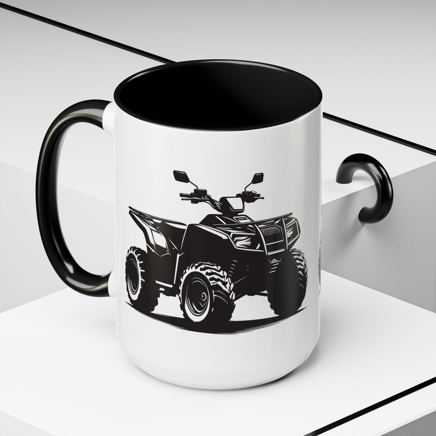 Off The Beaten Path Quad 2-Tone Coffee Mug