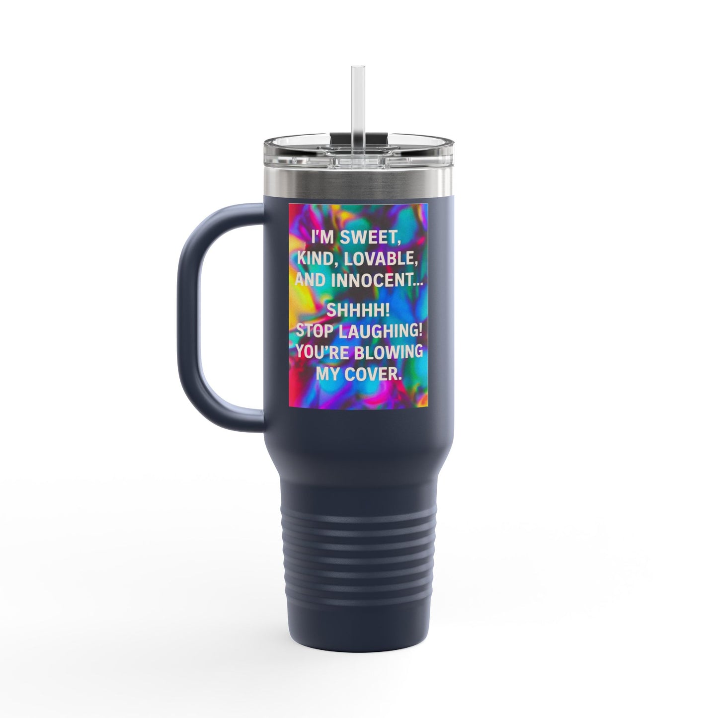 Blowing My Cover Insulated Travel Mug