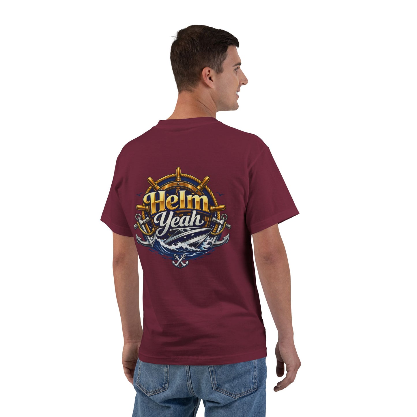 Helm Yeah Men's Short-Sleeve Crewneck Tee