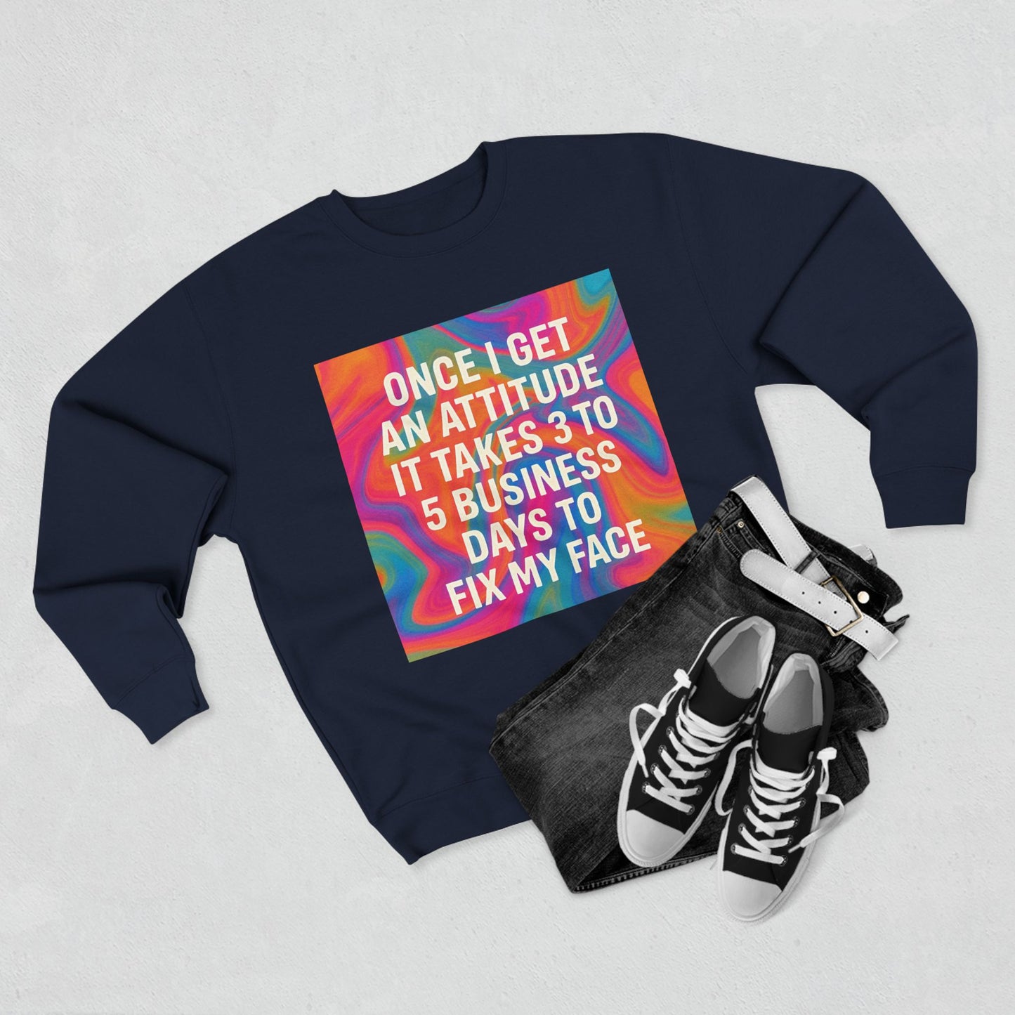 Fix My Face Unisex Crewneck Sweatshirt