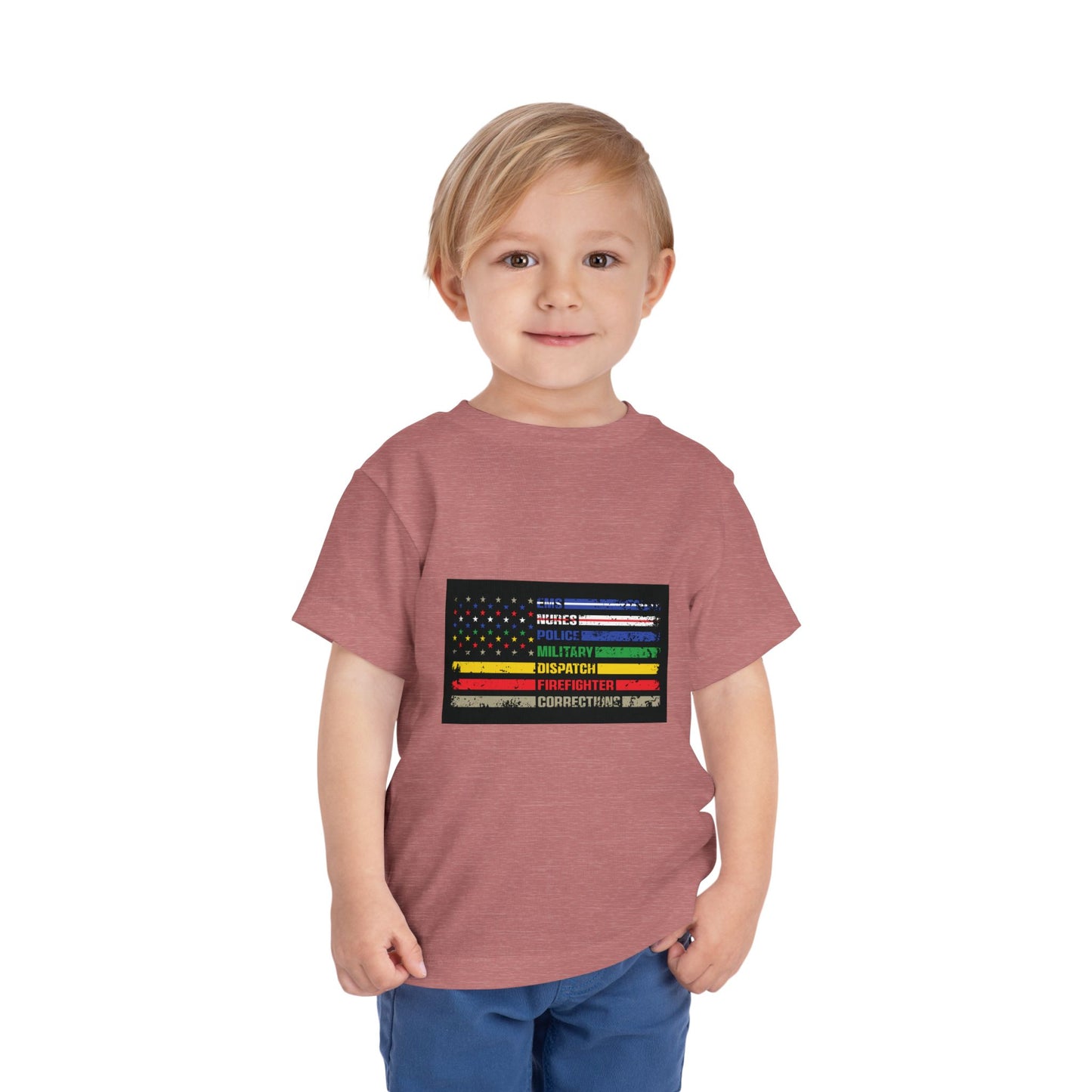 First Responder Toddler Unisex Short Sleeve Crewneck Tee