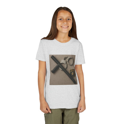 Law Enforcement Appreciation Youth Unisex Short Sleeve Crewneck Tee