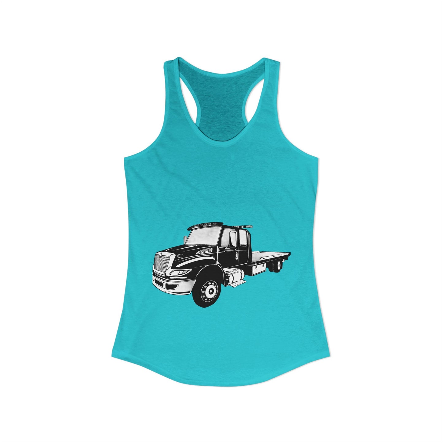 Flatbed Tow Truck Women's Racerback Tank