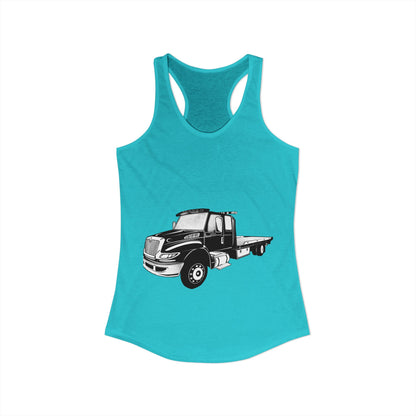 Flatbed Tow Truck Women's Racerback Tank