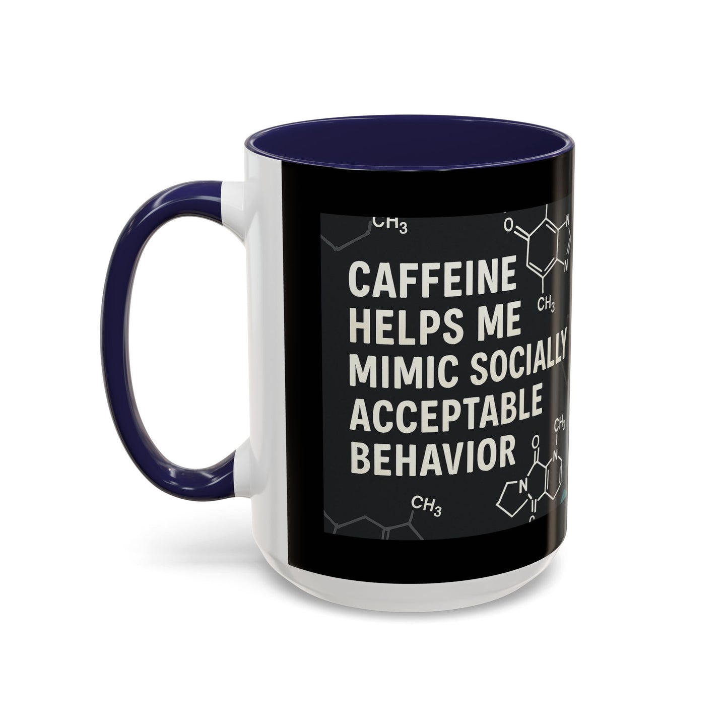Socially Acceptable 2-Tone Coffee Mug