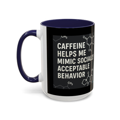 Socially Acceptable 2-Tone Coffee Mug