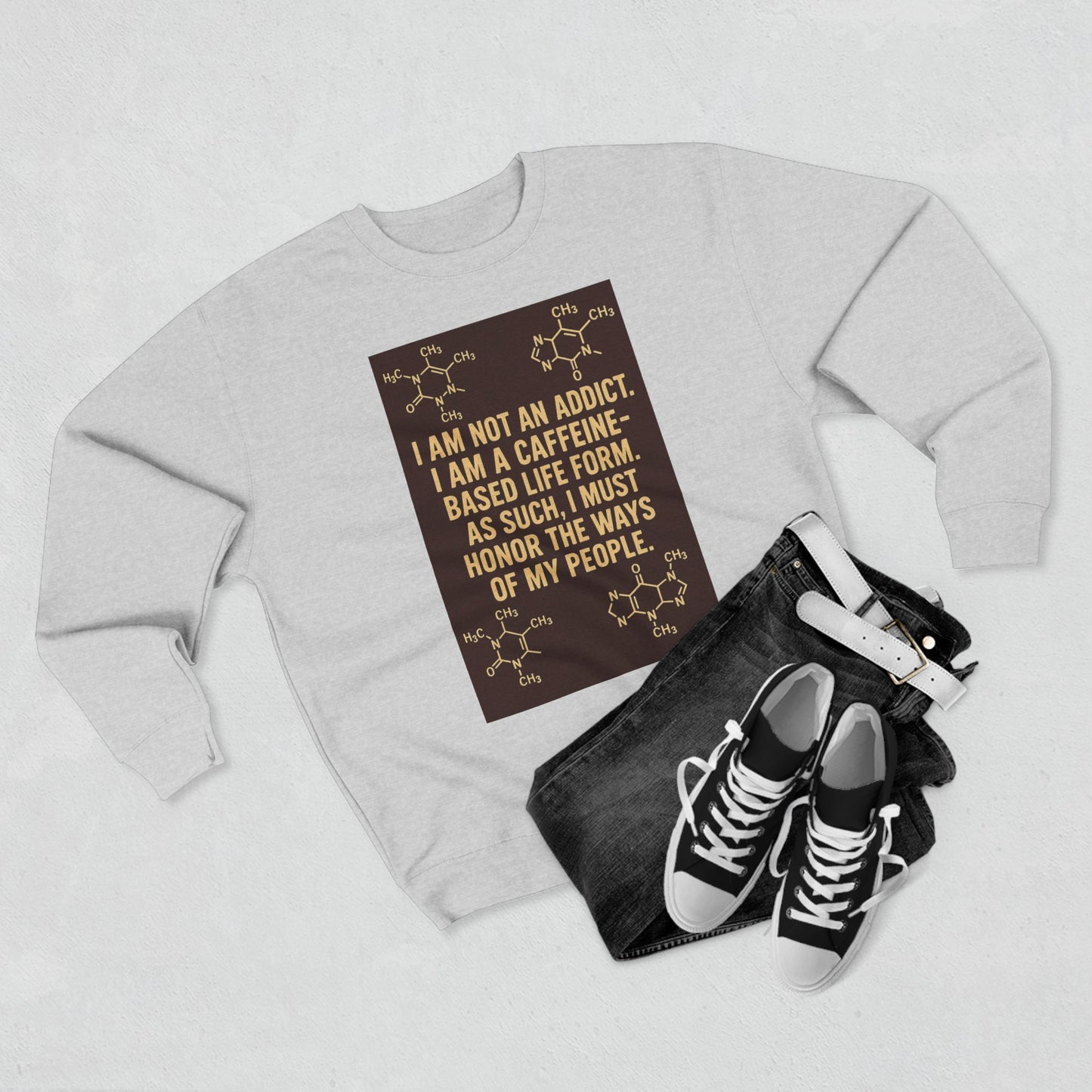 Not An Addict Unisex Crewneck Sweatshirt