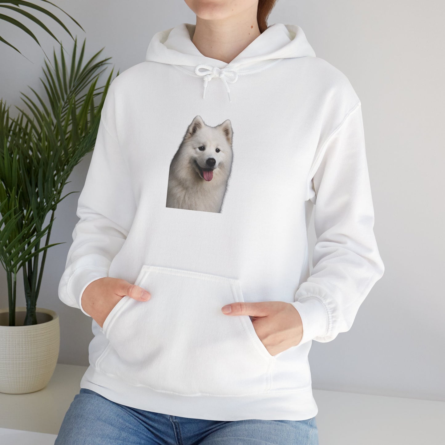 Samoyed Head Unisex Hoodie