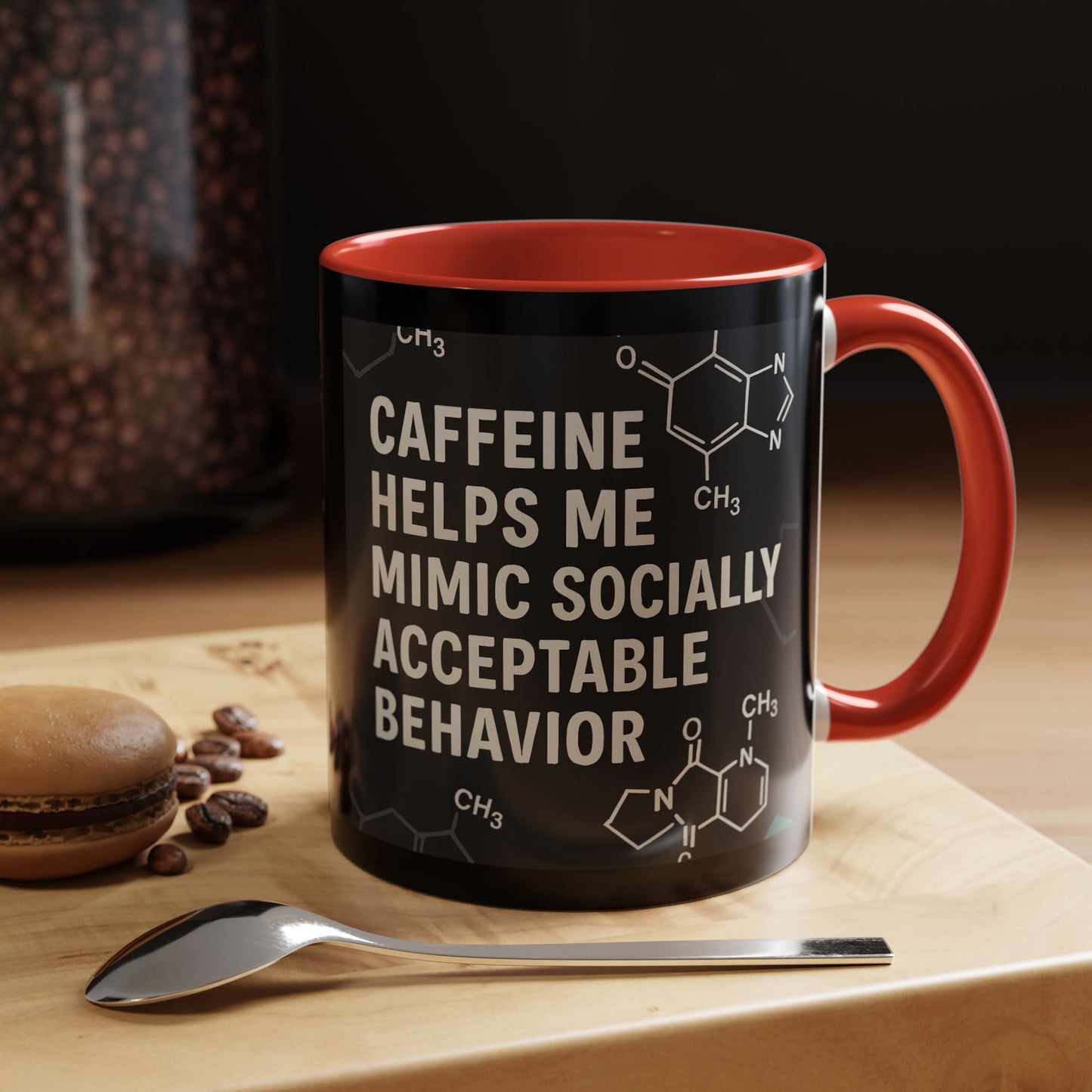 Socially Acceptable 2-Tone Coffee Mug