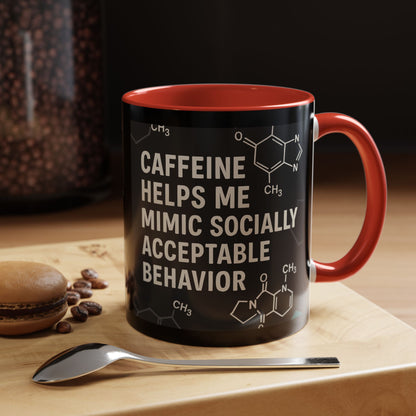 Socially Acceptable 2-Tone Coffee Mug