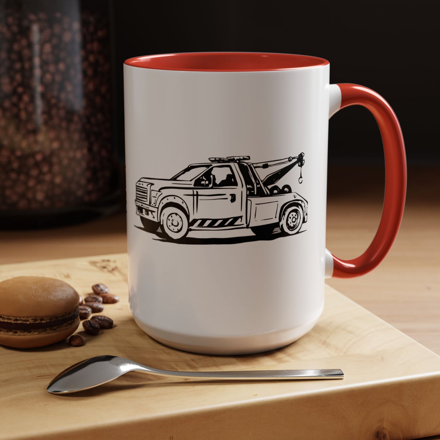 Wheel Lift Tow Truck 2-Tone Coffee Mug