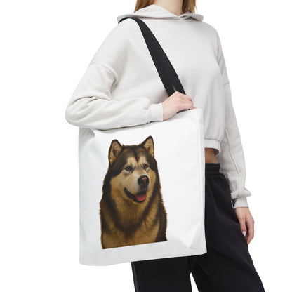 Malamute Head Tote Bag